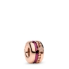 Billede af Bering charm Arctic Symphony, poleret rosé guld rød ring