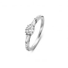 Billede af Spirit Icons Imperial ring sølv med zirkonia (str. 52)