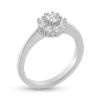 Billede af Ring roset, brill. 0,25 w/vs. + 8* 0,06 w/vs. 14 kt. hvg.