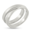 Billede af Ring dobbelt skinne 925s.