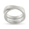 Billede af Ring dobbelt skinne 925s.