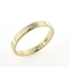 Billede af Alliancering, 1 pink safir 0,02 ct.  14 kt.