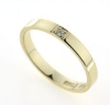 Billede af Alliancering, 1 pink safir 0,02 ct.  14 kt.