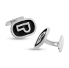 Billede af Manchetknapper med Bogstav monogram 925s