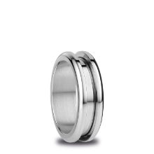 Billede af Bering ring Arctic Symphony poleret stål - str. 60 (9)