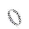Billede af Jane Kønig Medium Braided ring sølv flet (str. 46-60)
