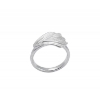 Billede af *Heiring Faggio ring small sølv rhodineret str. 52