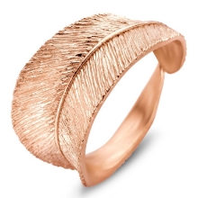 Billede af Spirit Icons Fall ring rosaforgyldt sølv (str. 60)