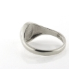 Billede af Ring, Signetring oval plade 11*9,5 mm. 14 kt. hvg.