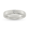 Billede af Ring med 3 * 0,01 w/vs. i hjerte 14 kt. hvg.