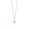 Billede af Spirit Icons Viola halskæde 14 kt. guld m. 0,01 ct. w/vs + fvp (45 cm)
