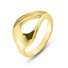 Billede af Ring "Open Split" 8 karat guld