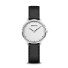 Billede af Bering Classic dameur stål, kalveskindsrem, safirglas, 3 ATM
