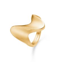 Billede af Mads Z "Big Wave" ring 14 kt. guld (str. 50)