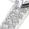 Billede af Kors med diamanter og brillanter, 14 kt. hvg.