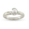 Billede af Ring sv. k.perle 5-5½ mm. 925s
