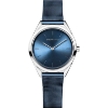 Billede af Bering Classic dameur stål blå meshlænke 31mm safirglas 3ATM