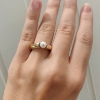 Billede af Ring i guld m. ferskvandsperle 6-6½ m/m.