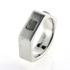 Billede af Ring, herrering med 2 tænder 925s
