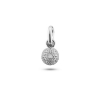Billede af Vedhæng / charms golf kugle 5 mm.,1* brill. 0,01 w/vs. 14 kt. hvg.