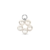 Billede af Spirit Icons Coco Drop Pearl vedhæng til hoops 14 karat hvidguld m. fvp