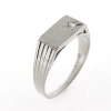 Billede af Herrering m. syn. sten 2½ mm. 925s.