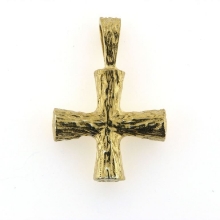 Billede af Vedhæng Malteser Kors, fast patz, råguld 17*17 mm. 14 kt.