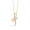 Billede af Mads Z "Miss Butterfly" vedhæng 14 kt. guld m. 0,14 ct. W.SI (ekskl. kæde)