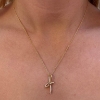 Billede af Mads Z "Miss Butterfly" vedhæng 14 kt. guld m. 0,14 ct. W.SI (ekskl. kæde)