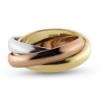 Billede af Ring 3 i en, br. 3,5 mm., tk. 1,5 mm. 14 kt.