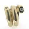Billede af Ring 14 kt. med 2 brill. a 0,16 tw/vvs., vægt 19,8 gr.