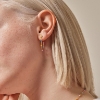 Billede af ENAMEL Copenhagen Lola Lolly øreringe forgyldt sølv