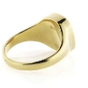 Billede af Herrering m. lukket bund, antik sl. onyx 14*12 mm Priser fra