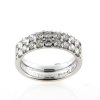 Billede af Alliancering speciel lavet med 18 brill. a 0,07ct. w/vs. 14 kt. hvg.