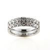 Billede af Alliancering speciel lavet med 18 brill. a 0,07ct. w/vs. 14 kt. hvg.