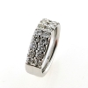 Billede af Alliancering speciel lavet med 18 brill. a 0,07ct. w/vs. 14 kt. hvg.