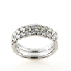 Billede af Alliancering speciel lavet med 18 brill. a 0,07ct. w/vs. 14 kt. hvg.