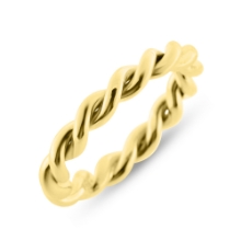 Billede af Snoet ring, br. 3,5 mm. 8 kt. facon + 6,7 gr. (prisen er excl. guld)