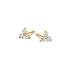 Billede af Spirit Icons Elle øreringe 14 kt. guld m. 0,09 ct. w/vs