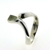 Billede af Ring m. 1 tand 925 s