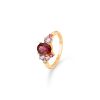 Billede af Mads Z "Four Seasons - Autumn" ring 14 kt. guld m. ægte sten (str. 50-60)