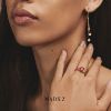 Billede af Mads Z "Four Seasons - Autumn" ring 14 kt. guld m. ægte sten (str. 50-60)