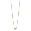Billede af Spirit Icons Devotion halskæde 14 karat guld m. 0,05 ct. w/vs (45 cm)