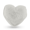 Billede af Vedhæng "Chunky Heart" hjerte 14 karat hvidguld
