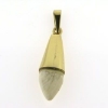 Billede af Tand vedh., grandel el. kindtand, patz øsken 14kt. facon 4,0 gr.