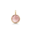 Billede af Julie Sandlau Prime Dusty Rose vedhæng forgyldt sølv rosa krystal