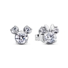 Billede af Pandora Disney Mickey & Minnie Mouse Funklende ørestikker sølv m. cz