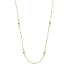 Billede af Spirit Icons Ophelia halskæde 14 kt. guld m. 0,08 ct. w/vs + fvp (45 cm)