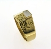 Billede af Tand ring m. 1 tand 14 kt