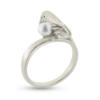 Billede af Ring "Pearly Wave" 925s sølv